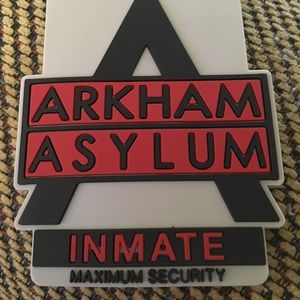 ⛓💉Bioworld Arkham Asylum Inmate Badge Holder 🚨💣